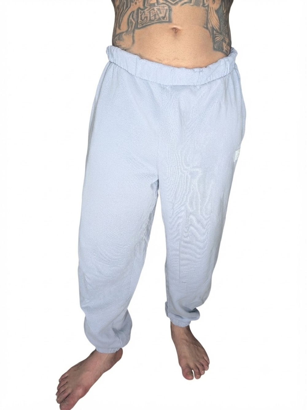 Hollister Adjustable Rise Sweatpants Periwinkle Blue Size Medium